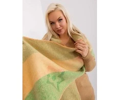 Wool Fashion Italia Šalikas-AT-SZ-2316.10P-šviesiai oranžinis