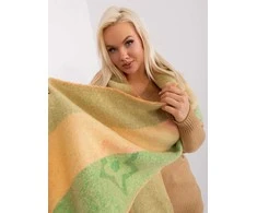 Wool Fashion Italia Šalikas-AT-SZ-2316.10P-šviesiai oranžinis