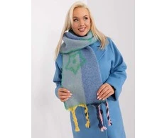 Wool Fashion Italia Šalikas-AT-SZ-2316.10P-žalias