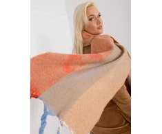 Wool Fashion Italia Šalikas-AT-SZ-2316.31P-šviesiai oranžinis