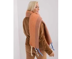 Wool Fashion Italia Šalikas-AT-SZ-2316.31P-šviesiai oranžinis