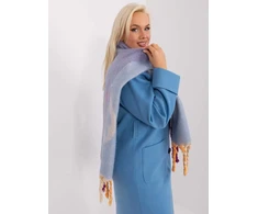 Wool Fashion Italia Šalikas-AT-SZ-2316.31P-šviesiai mėlynas