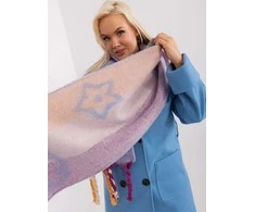 Wool Fashion Italia Šalikas-AT-SZ-2316.31P-šviesiai mėlynas