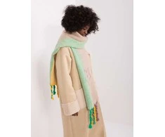 Wool Fashion Italia Šalikas-AT-SZ-2316.44P-smėlio spalvos
