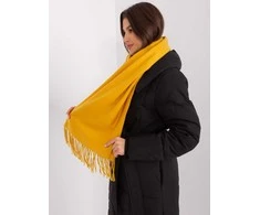 Wool Fashion Italia Šalikas-AT-SZ-23185.90P-tamsiai geltonas