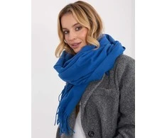 Wool Fashion Italia Šalikas- AT-SZ-23185.90P-ciemny mėlyna