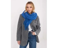 Wool Fashion Italia Šalikas- AT-SZ-23185.90P-ciemny mėlyna