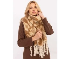 Wool Fashion Italia Šalikas-AT-SZ-416.31P-smėlio spalvos