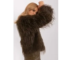 Wool Fashion Italia Striukė moterims-AT-KR-2359.96P- chaki