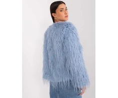 Wool Fashion Italia Striukė moterims-AT-KR-2359.96P-pilka-mėlyna
