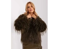 Wool Fashion Italia Striukė moterims-AT-KR-2359.96P- chaki