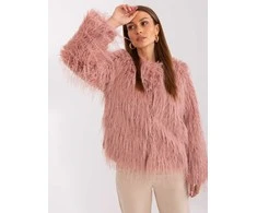 Wool Fashion Italia Striukė moterims-AT-KR-2359.96P-ciemny rožinė
