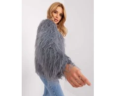 Wool Fashion Italia Striukė moterims-AT-KR-2359.96P-pilka
