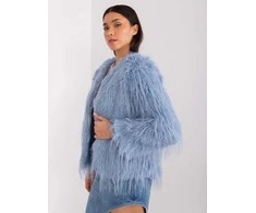 Wool Fashion Italia Striukė moterims-AT-KR-2359.96P-pilka-mėlyna