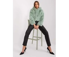 Wool Fashion Italia Striukė moterims-AT-KR-2378.96P-šviesiai žalia