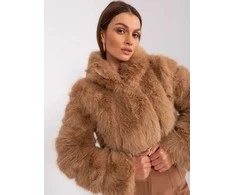 Wool Fashion Italia Striukė moterims-AT-KR-2378.97P-camelowy