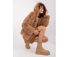 Wool Fashion Italia Striukė moterims-AT-KR-2386.00P-camelowy
