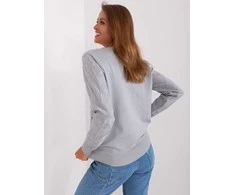 Wool Fashion Italia Megztinis-AT-SW-2231.99P-pilkas