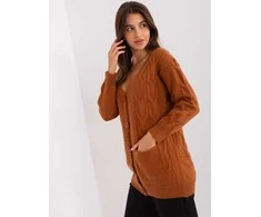 Wool Fashion Italia Megztinis-AT-SW-2241.36P-šviesiai rudas