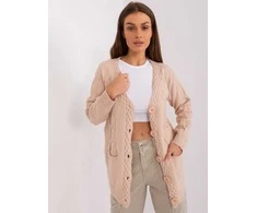 Wool Fashion Italia Megztinis-AT-SW-2241.36P-smėlio spalvos
