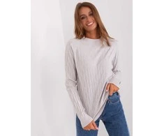 Wool Fashion Italia Megztinis-AT-SW-2326.37X-šviesiai pilkas