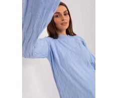 Wool Fashion Italia Megztinis-AT-SW-2326.37X-šviesiai mėlynas