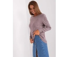 Wool Fashion Italia Megztinis - AT-SW-232901.25X - šviesiai violetinis