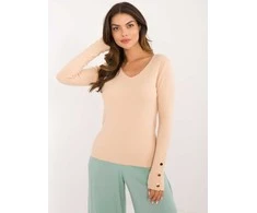 Wool Fashion Italia Megztinis-AT-SW-2334.91-smėlio spalvos