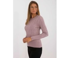 Wool Fashion Italia Megztinis-AT-SW-2338-2,61-šviesiai violetinis