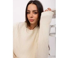 Wool Fashion Italia Megztinis-AT-SW-2338.14P-šviesiai smėlio spalvos