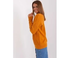 Wool Fashion Italia Megztinis-AT-SW-2338.14P-šviesiai oranžinis