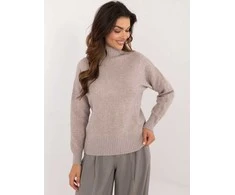 Wool Fashion Italia Megztinis-AT-SW-2339.54-smėlio spalvos