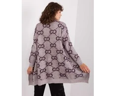 Wool Fashion Italia Megztinis-AT-SW-23401-A.96-tamsiai violetinis