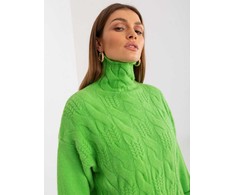 Wool Fashion Italia Megztinis-AT-SW-23401.97P-šviesiai žalias