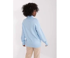 Wool Fashion Italia Megztinis-AT-SW-23401.97P-mėlynas