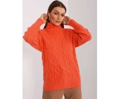 Wool Fashion Italia Megztinis-AT-SW-23401.97P-oranžinė