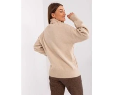 Wool Fashion Italia Megztinis-AT-SW-23401.97P-smėlio spalvos