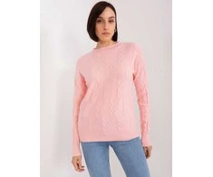 Wool Fashion Italia Megztinis-AT-SW-2340.22-šviesiai rožinis