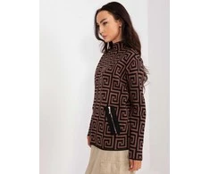 Wool Fashion Italia Megztinis-AT-SW-2341.00P-tamsiai rudas