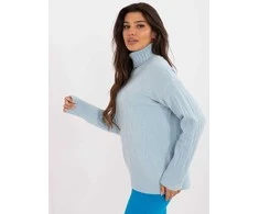 Wool Fashion Italia Megztinis-AT-SW-2342-1,35-mėlynas