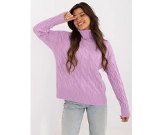Wool Fashion Italia Megztinis-AT-SW-23445.00-šviesiai violetinis
