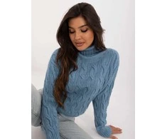 Wool Fashion Italia Megztinis-AT-SW-23445.00-mėlynas