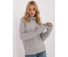 Wool Fashion Italia Megztinis-AT-SW-23445.00-pilkas