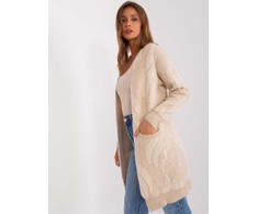 Wool Fashion Italia Megztinis-AT-SW-234501.00P-šviesiai smėlio spalvos