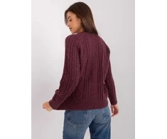 Wool Fashion Italia Megztinis-AT-SW-2346-2,99P-tamsiai violetinis