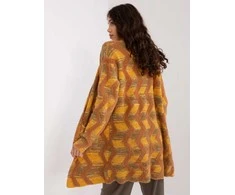 Wool Fashion Italia Megztinis-AT-SW-234701.34-tamsiai geltonas