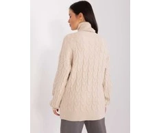 Wool Fashion Italia Megztinis-AT-SW-2348.07-šviesiai smėlio spalvos