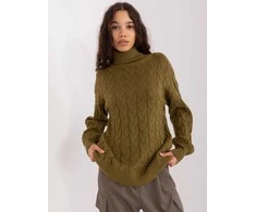 Wool Fashion Italia Megztinis-AT-SW-2348.88-khaki