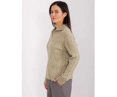 Wool Fashion Italia Megztinis-AT-SW-2349-2,27-khaki