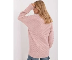Wool Fashion Italia Megztinis-AT-SW-23525.21-šviesiai rožinis